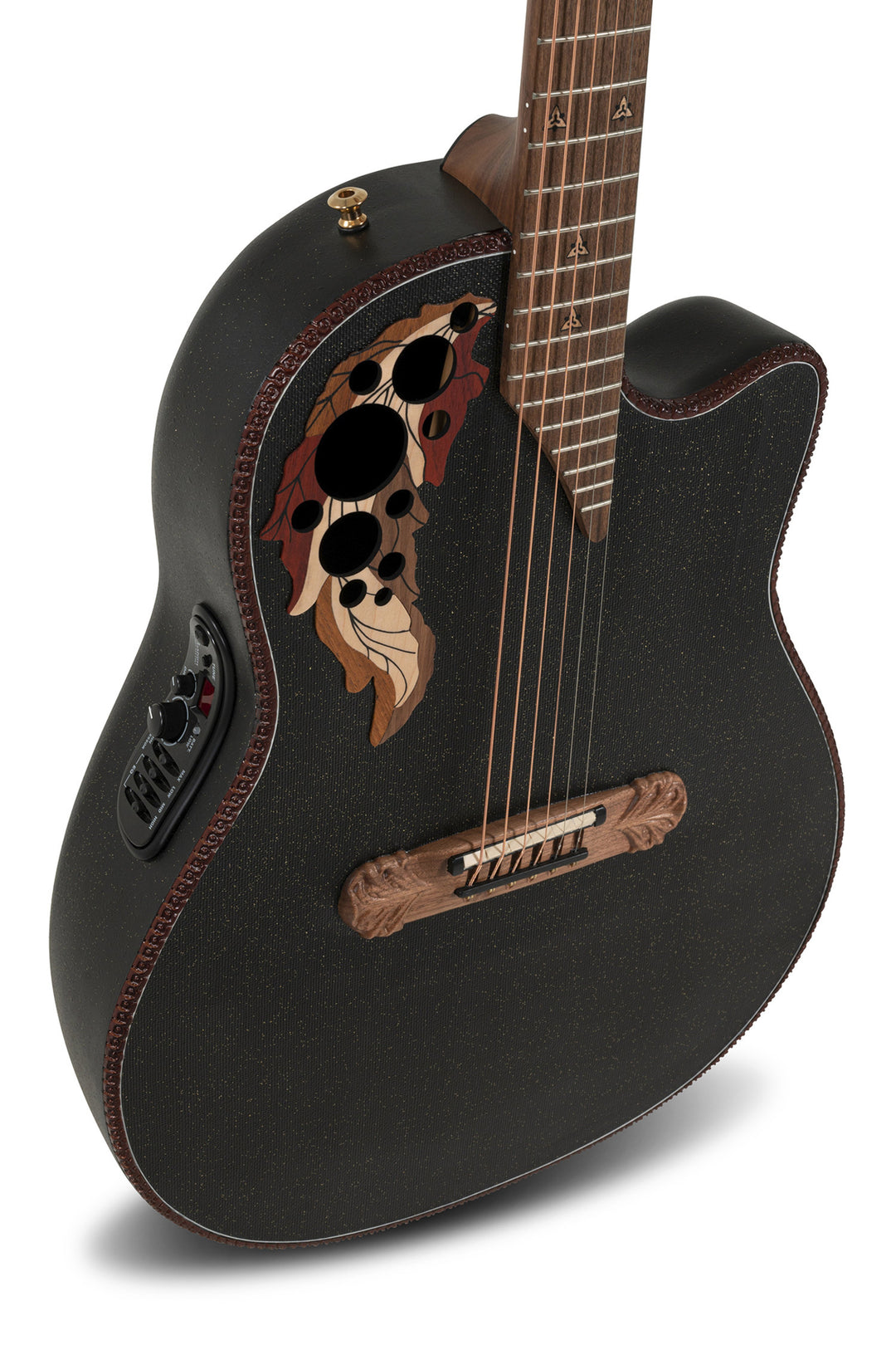 Adamas Guitarras electroacústicas 2087GT Deep Contour Cutaway - Black (2087GT-5-G)