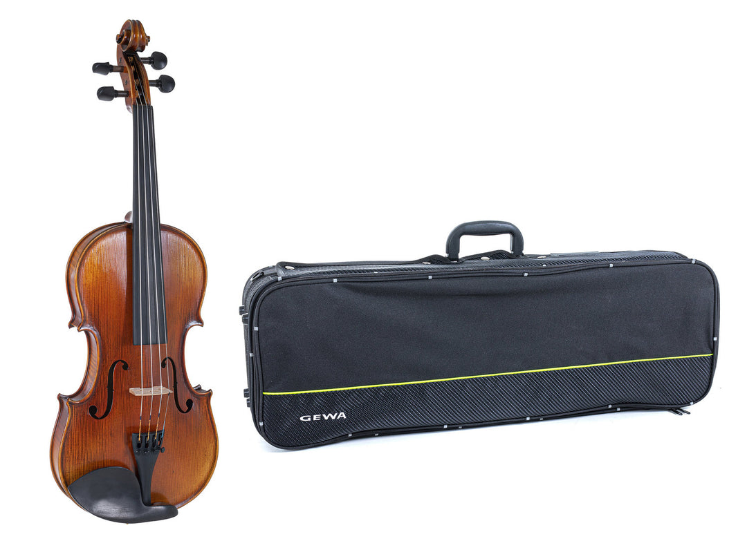 GEWA Violin Maestro 2 - 3/4 (Listo para tocar, incluye case para violín, sin arco, con cuerdas Larsen Aurora, protegido para el transporte)