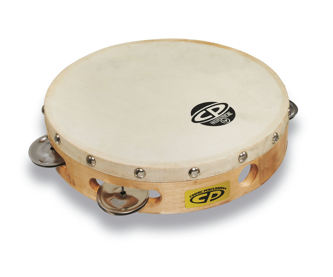 Latin Percussion pandereta CP Wood - 8", una fila (CP378)
