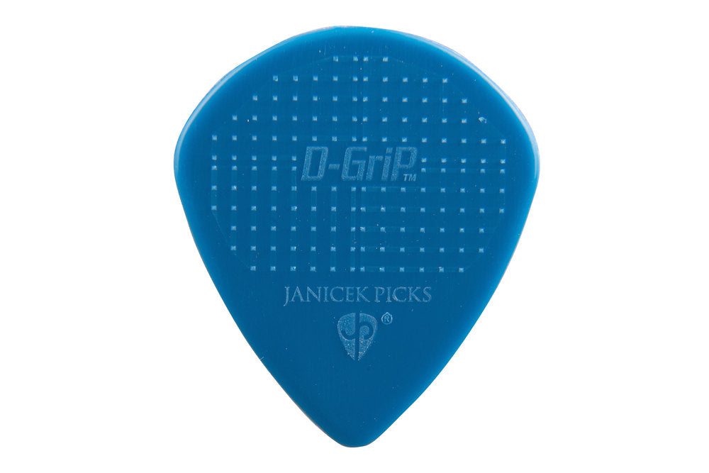 Púas D-Grip Janicek Jazz A, 1,18 mm, azul marino, 6 unidades