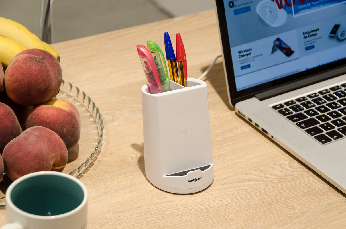 MINIBATT Pencil holder with wireless charger