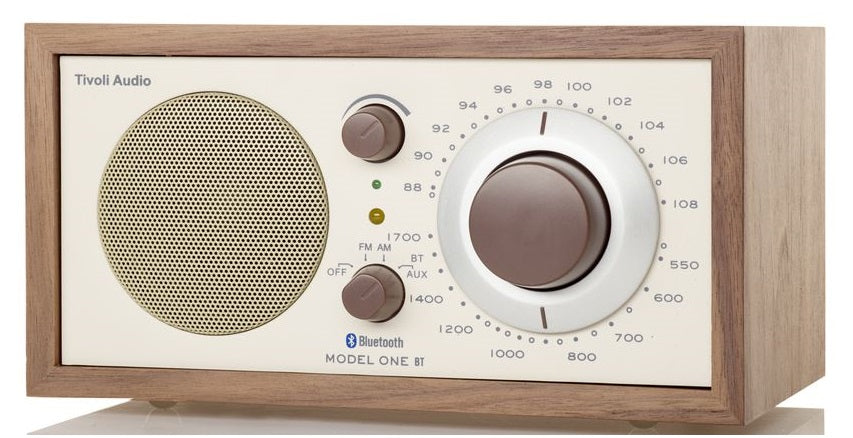 Tivoli Audio Model ONE BT Bluetooth Altavoz (Nogal, Beige)