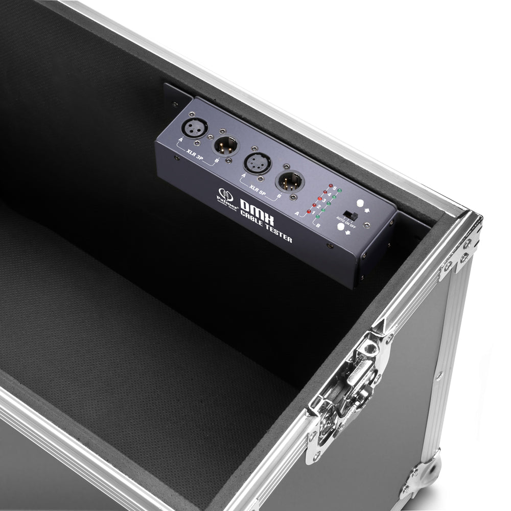 Palmer MCT DMX - Probador de Cables DMX y XLR de 3 polos / 5 polos