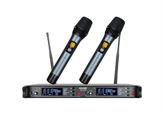 Sistema de micrófonos inalámbricos Acemic EU-870 con 2 micrófonos
