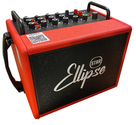 Ellipse Amplificador de 120W a batería y funda - Q3 rojo
