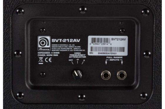 Ampeg SVT212AV Gabinete de Amplificador de Bajo