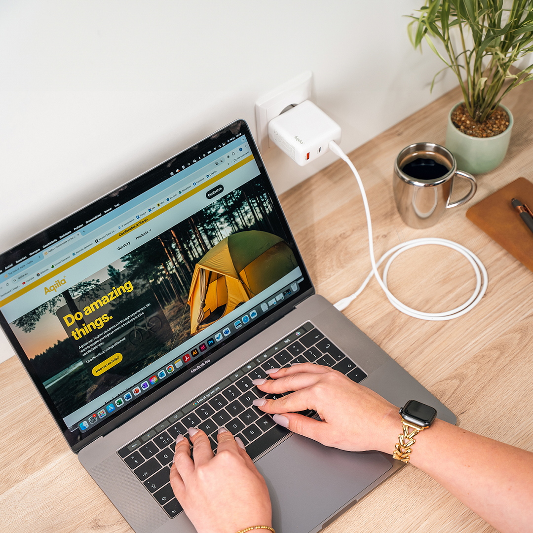 Aqiila Silicon USB-C/USB-C 2.0 60W 1m Charging cable