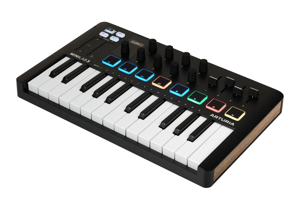 Arturia MiniLab 3 MIDI-Keyboard (Black)