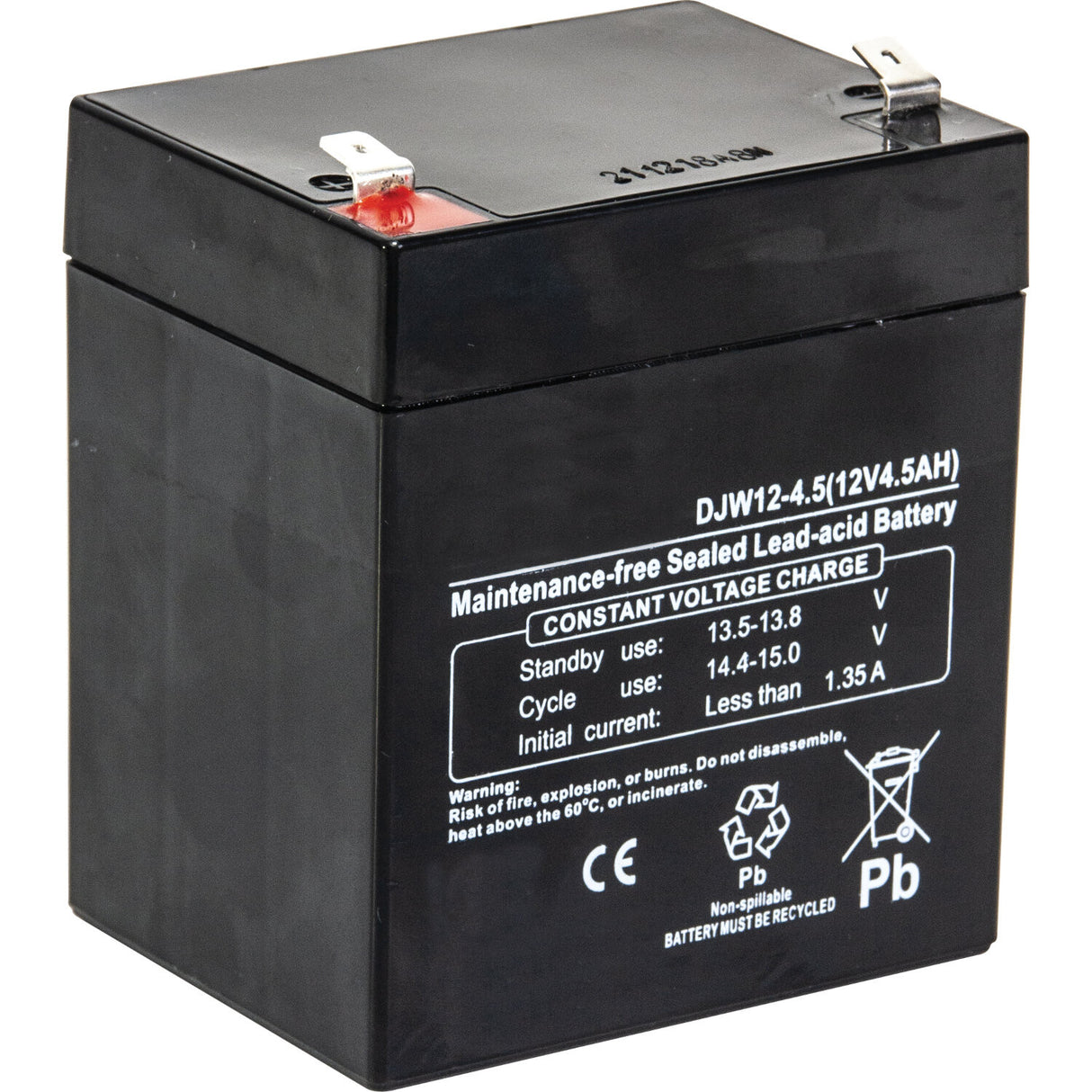 Batería Ibiza 12V-4,5AH para altavoz portátil