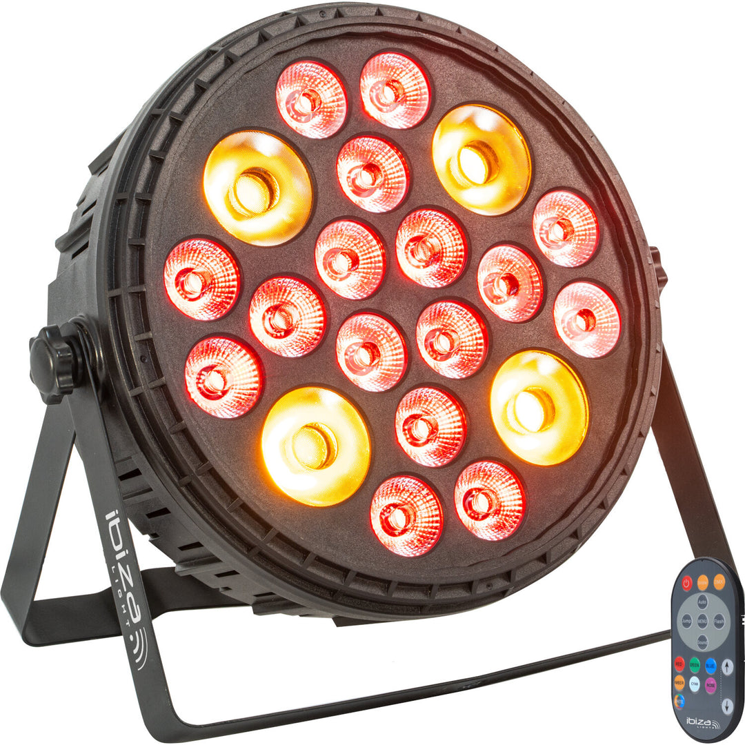 Big PAR 16x4W RGBW + 4x 30W Ámbar