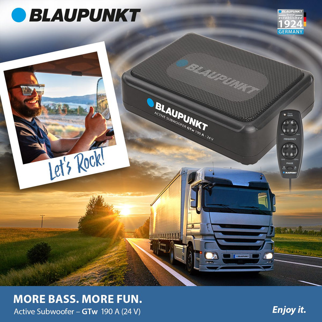 Blaupunkt GTW 190 A-24 Subwoofer Activo (24 Voltios)