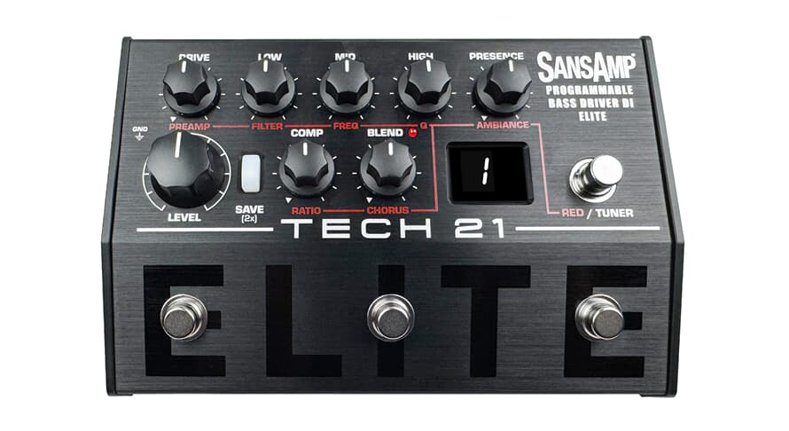 Tech 21 Programmable Bass Driver ELITE preamplificador de Bajo