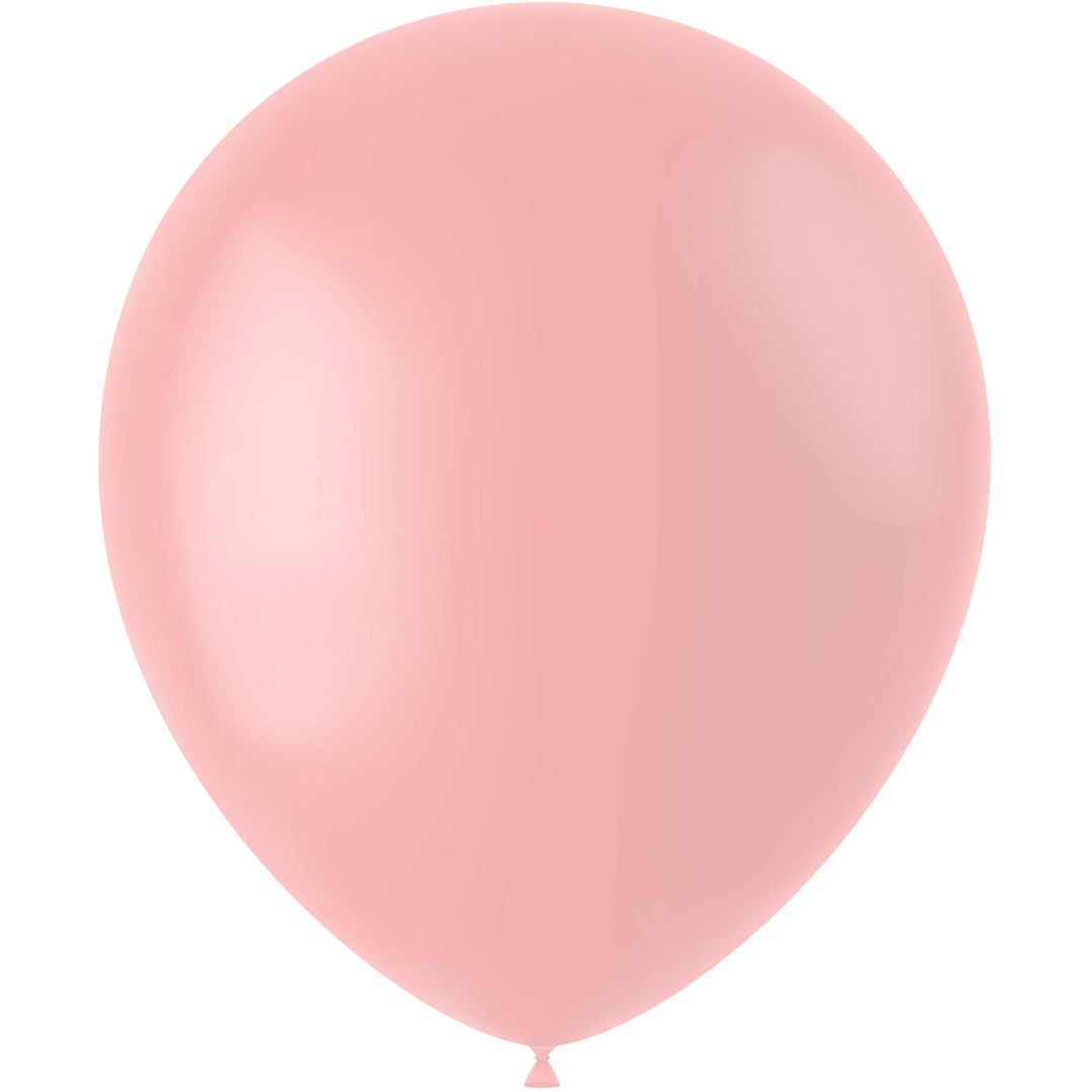 Globos 50 uds. (Rosa Polvo Mate, 33cm)