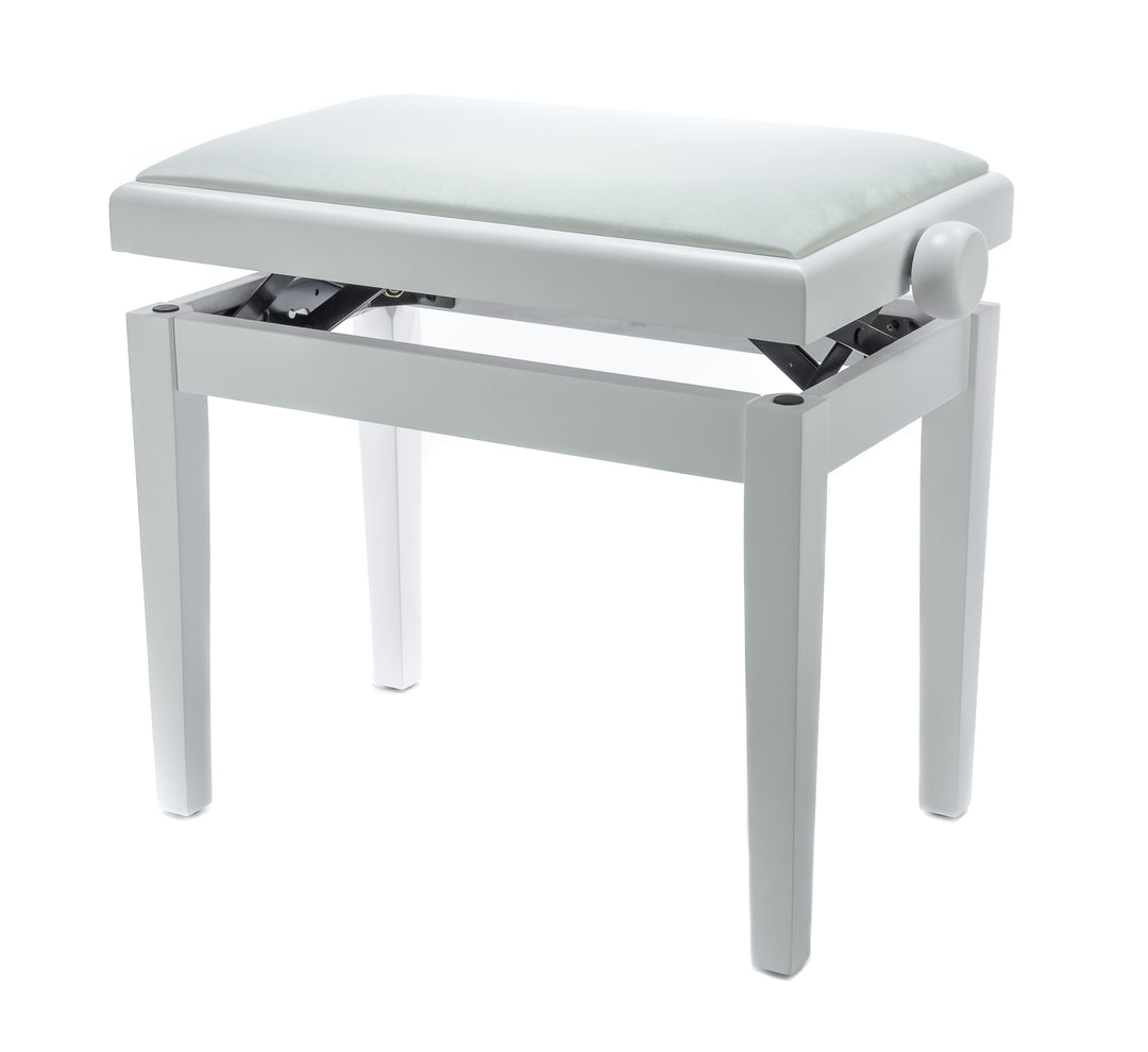 Grooveland KB200 Banco para piano (Blanco Mate)