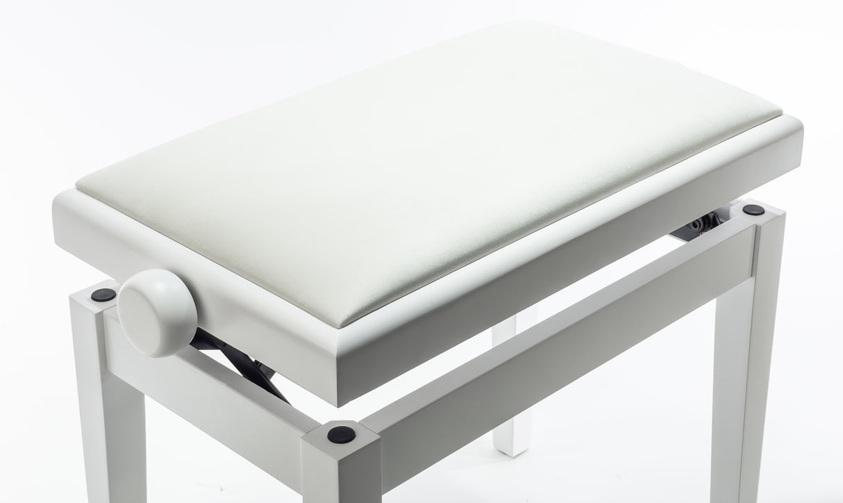 BandMate PB200 Piano Bench Deluxe (Matte white)