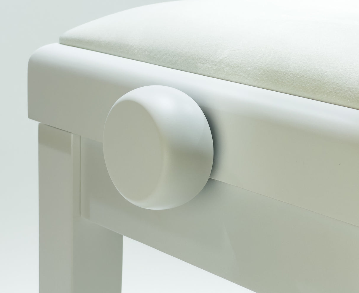BandMate PB200 Piano Bench Deluxe (Matte white)