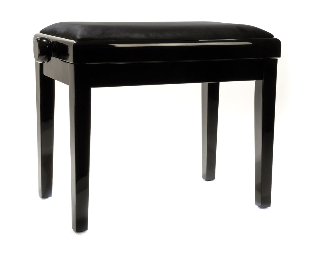 Grooveland KB200 Banco de piano (Negro Brillante)