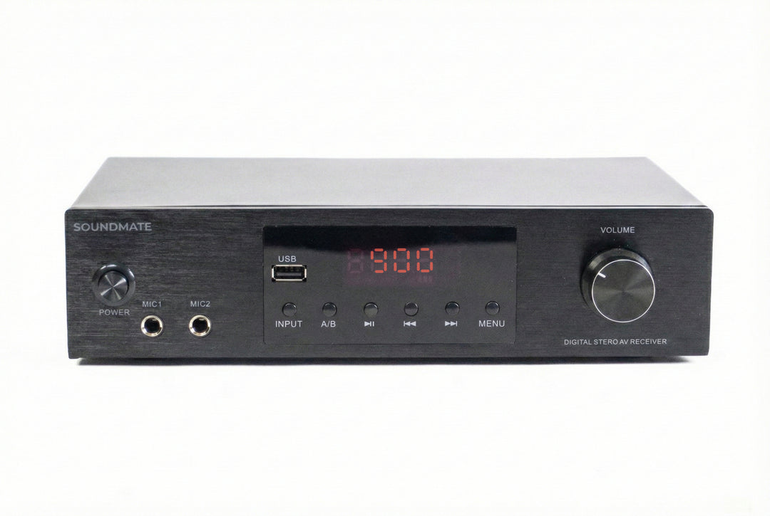 SoundMate HBS-05 Altavoces de Estantería & Amplificador Bundle