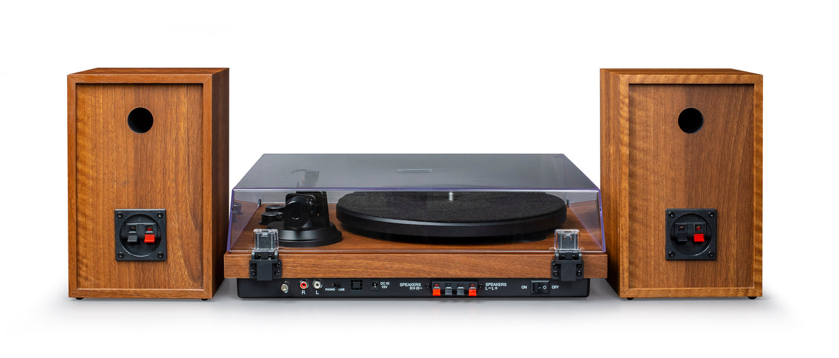 Crosley C62 Turntable with Speakers (Walnut)