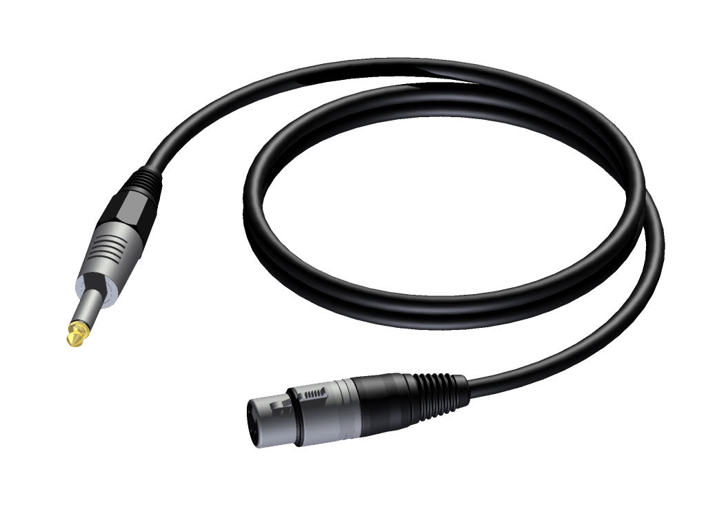 ProCab Jack > XLR hembra - cable de micrófono 5 metros
