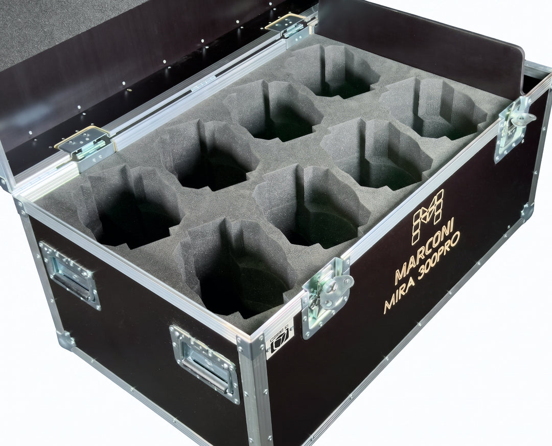 Flightcase Marconi para 8 x Marconi Mira 300PRO
