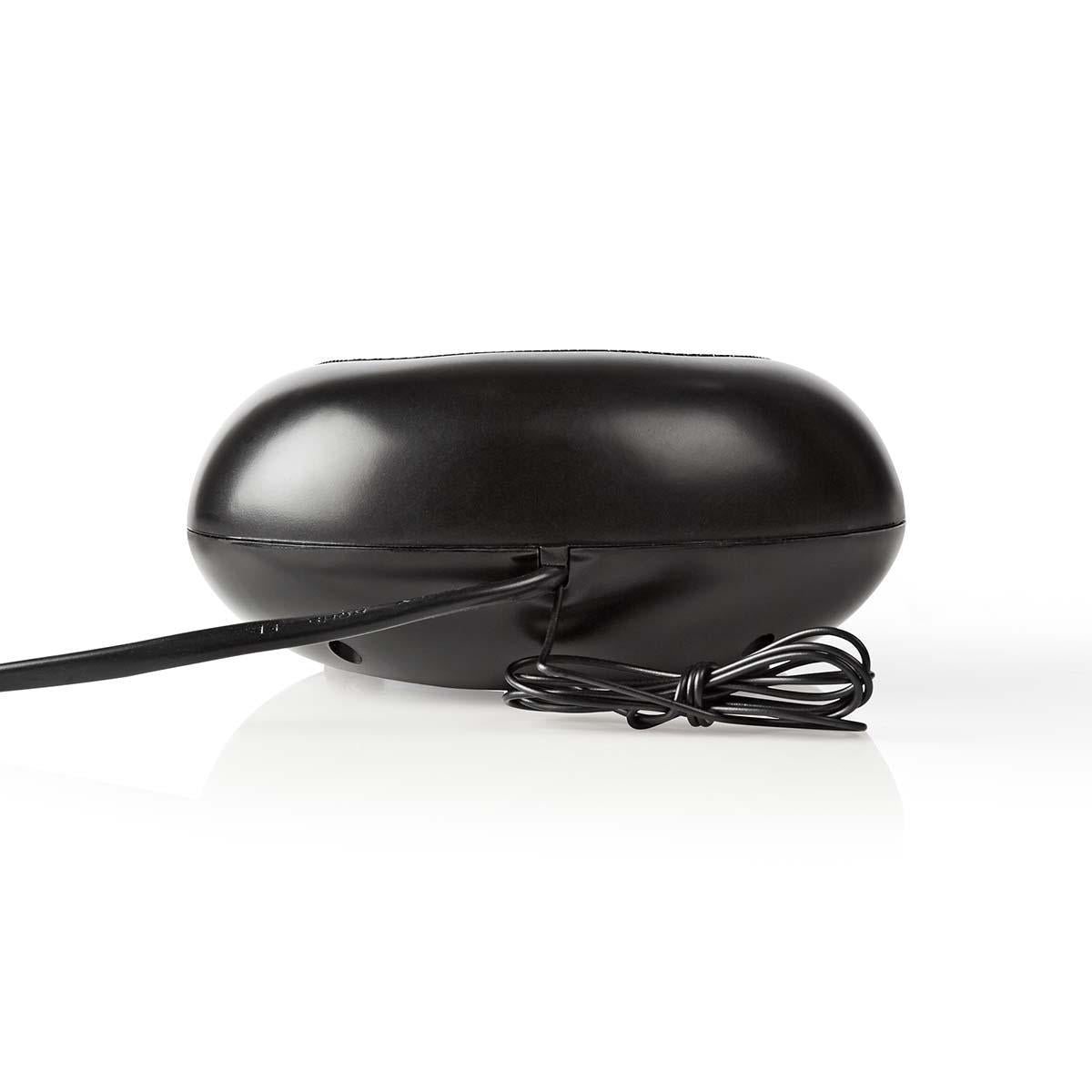 Radio despertador con alarma (Ovalado)