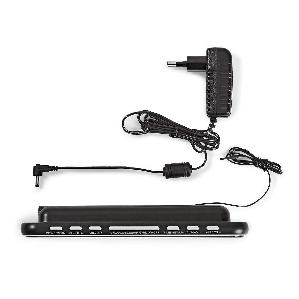 Clock radio with alarm clock