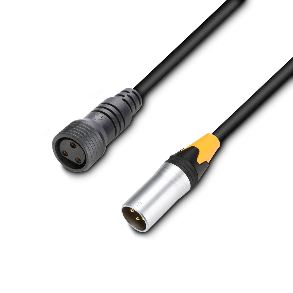 Cameo DMX 3 AD IN IP65 - Adaptador DMX IN para LED IP-PAR, 3 pines, 1,0 m