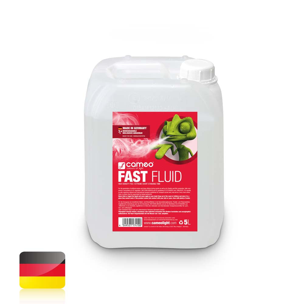 Cameo FAST FLUID 5 L - Líquido de haze de muy alta densidad y tiempo de suspensión muy corto 5 L