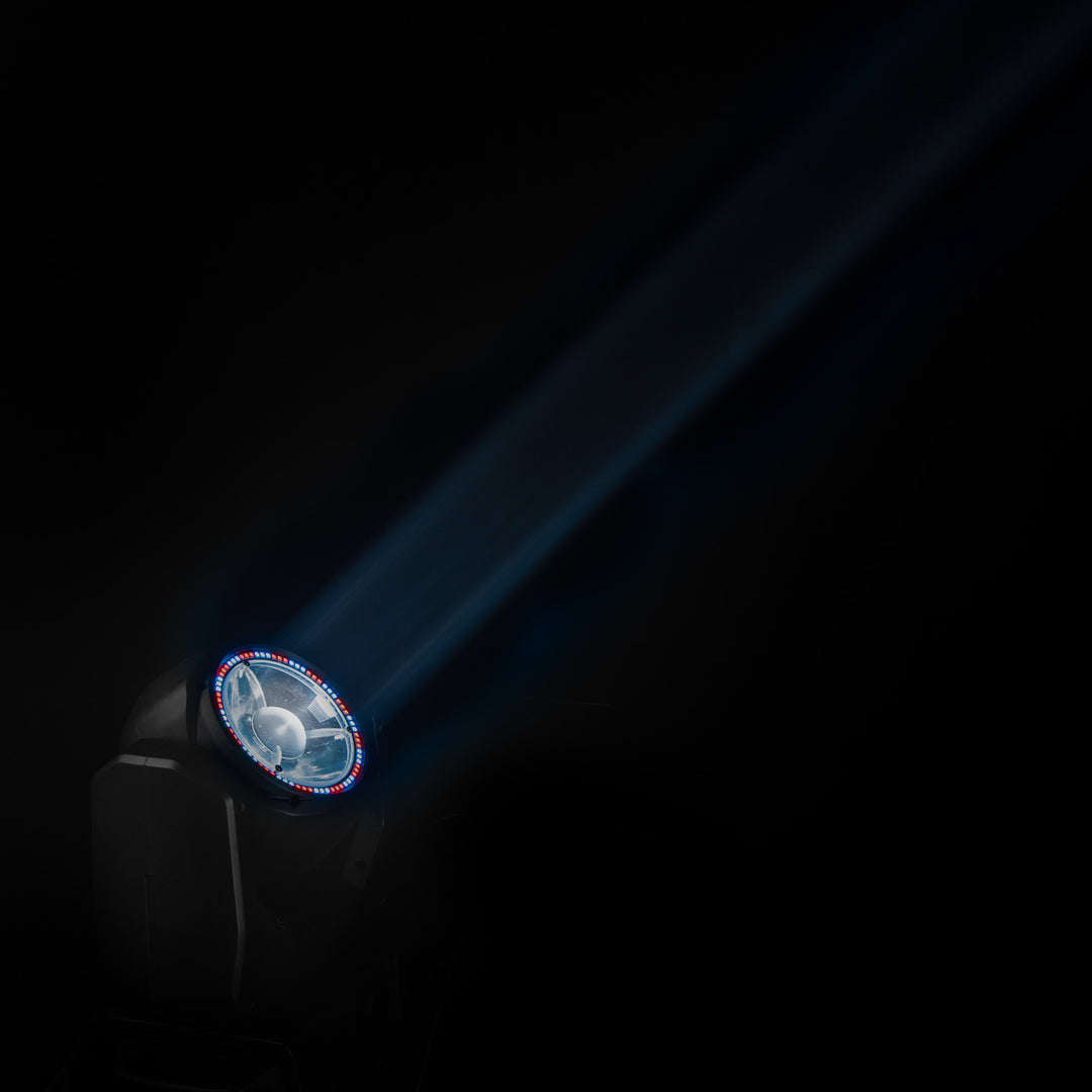 Cameo MOVO BEAM 200 - Cabeza móvil beam con rotación infinita y aro LED