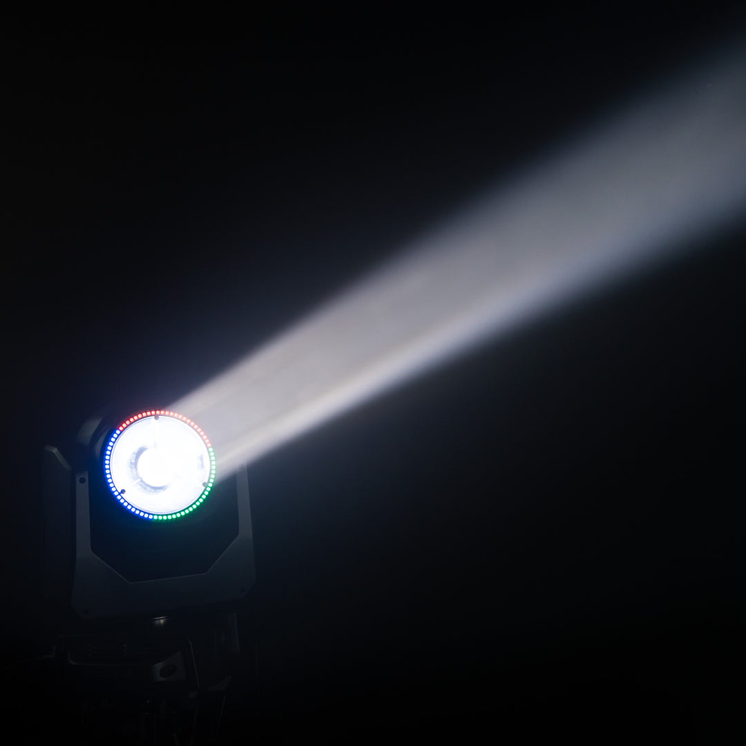 Cameo MOVO BEAM 200 - Cabeza móvil beam con rotación infinita y aro LED