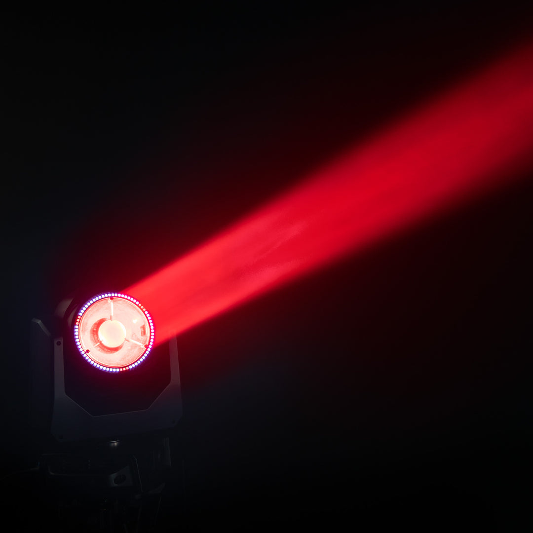 Cameo MOVO BEAM 200 - Cabeza móvil beam con rotación infinita y aro LED