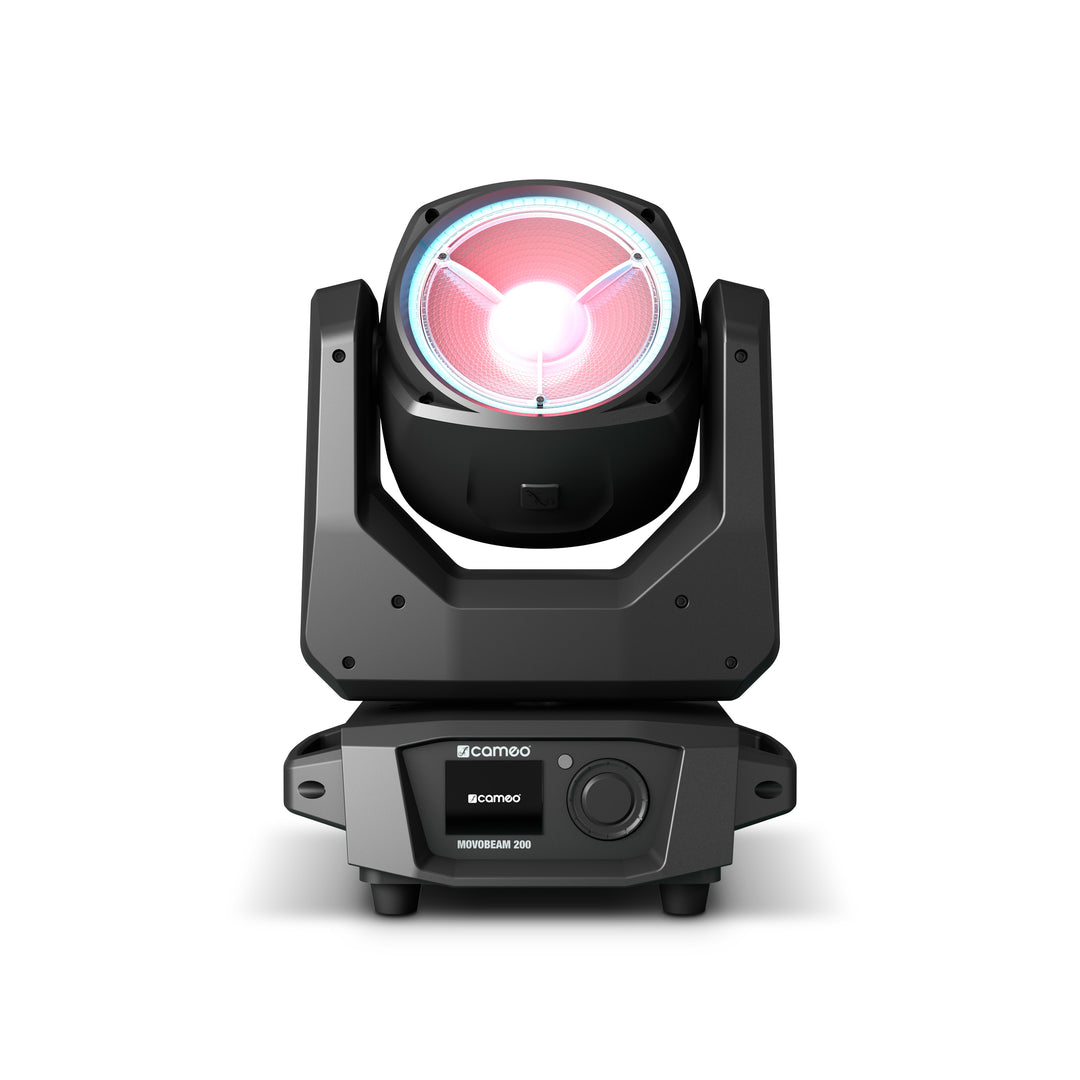 Cameo MOVO BEAM 200 - Cabeza móvil beam con rotación infinita y aro LED