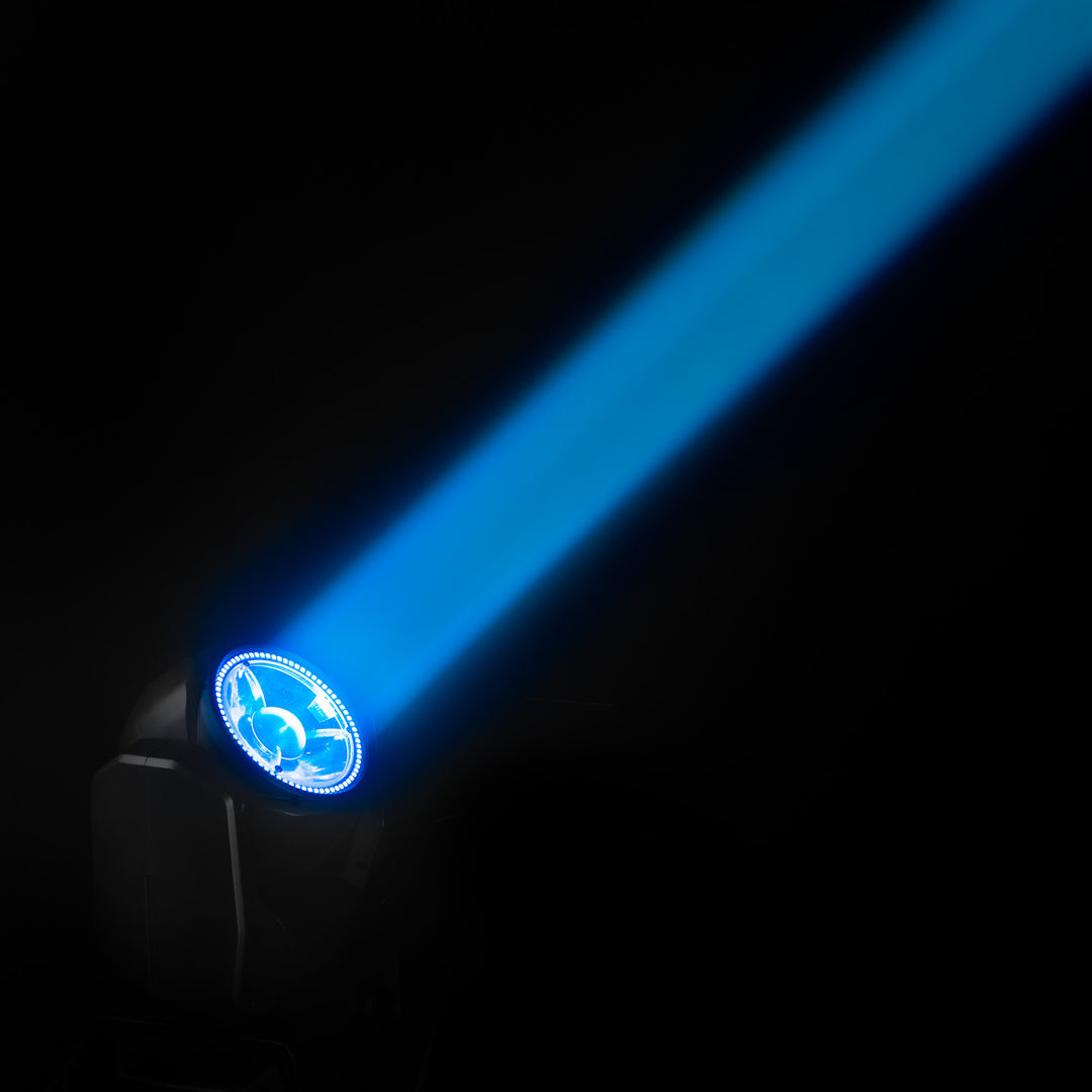 Cameo MOVO BEAM 200 - Cabeza móvil beam con rotación infinita y aro LED