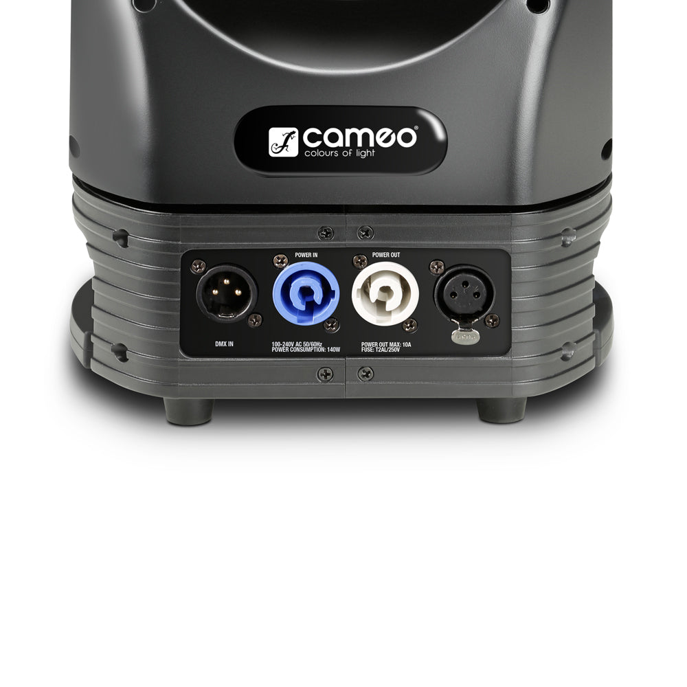 Cameo MOVO BEAM Z100 - Cabeza móvil beam con rotación ilimitada, aro LED y zoom