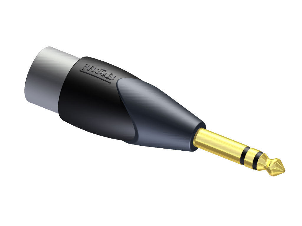 ProCab adaptador XLR macho > Jack estéreo macho