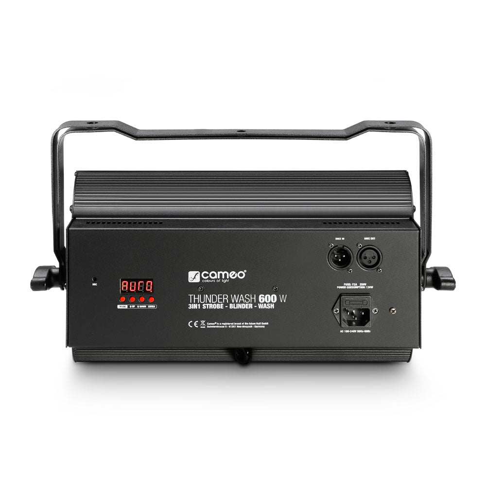 Cameo THUNDER® WASH 600 W - Luz 3 en 1 strobe, blinder y wash 648 x 0,2 W luz blanca