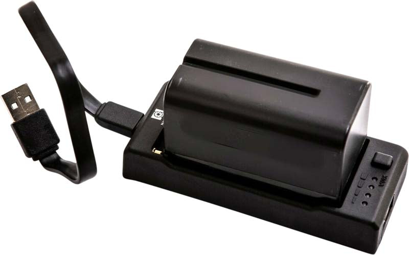 Nanlite CN-58 2-1 Cargador para baterías tipo NP