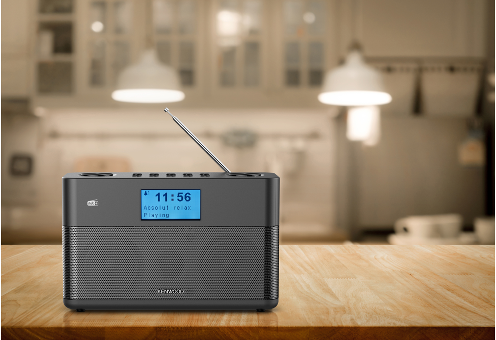 Kenwood CR-ST50DABB DAB+, Bluetooth Radio (Black)