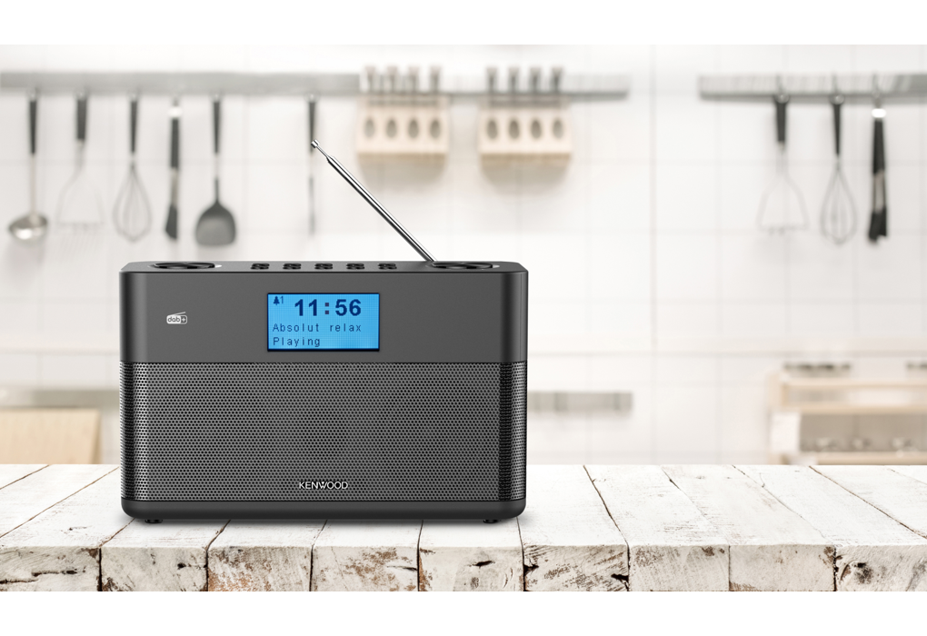 Kenwood CR-ST50DABB DAB+, Bluetooth Radio (Black)