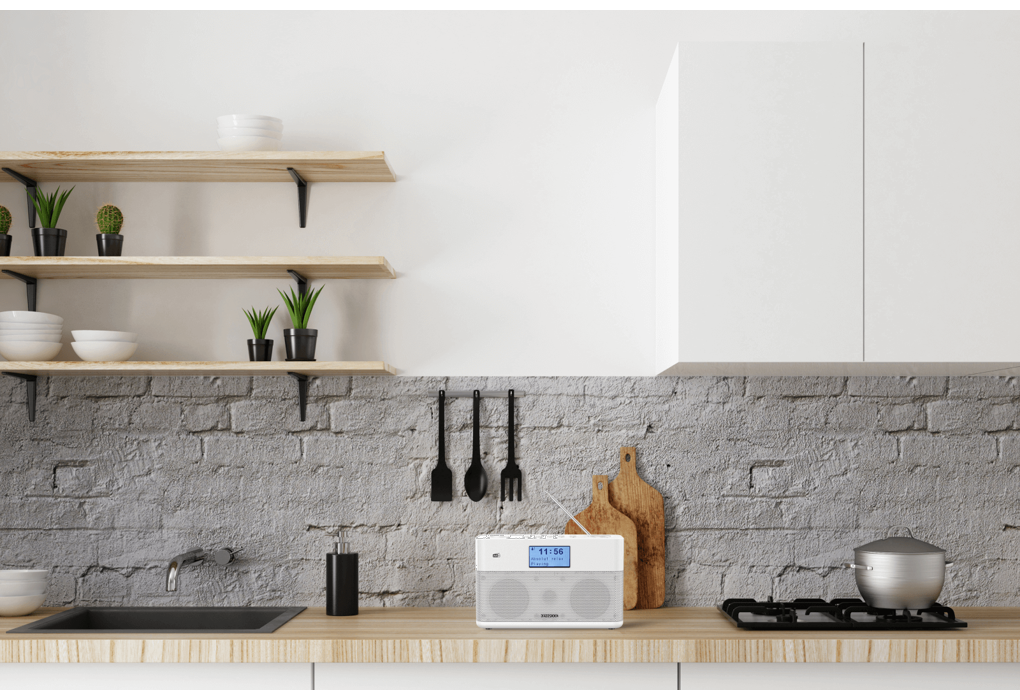 Kenwood CR-ST50DABW DAB+, Bluetooth, White