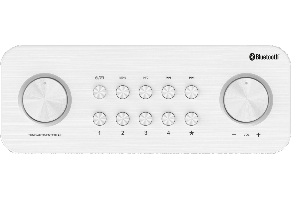 Kenwood CR-ST50DABW DAB+, Bluetooth, White