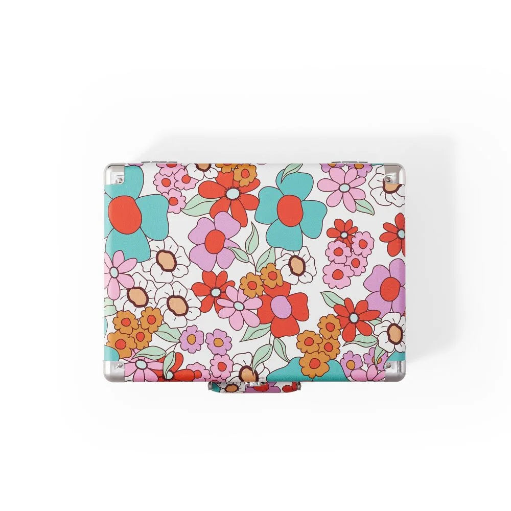 Crosley Cruiser Plus Tocadiscos Bluetooth bidireccional (Groovy Floral)
