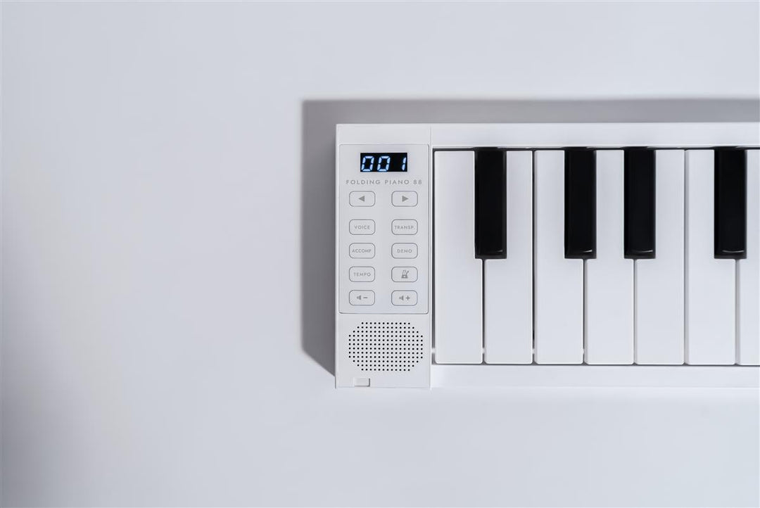 Carry-On Folding Piano 88 Teclados (Hvid)