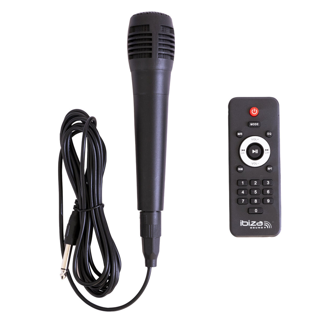 IBIZA Altavoz de fiesta con luces y Bluetooth