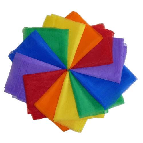 Pañuelos de Chiffon (Multicolores, 10 uds.)