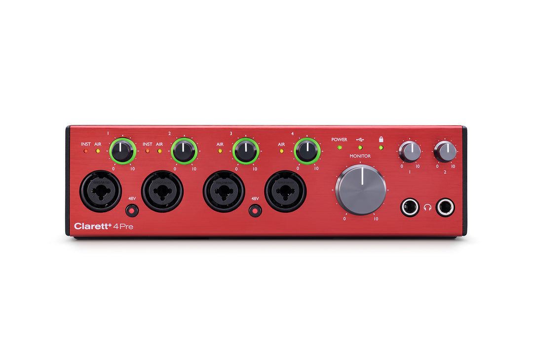 Focusrite Clarett+ 4Pre USB Interfaces de Audio