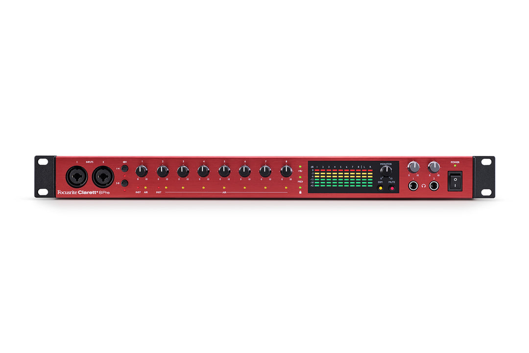 Focusrite Clarett+ 8Pre USB Interfaces de Audio