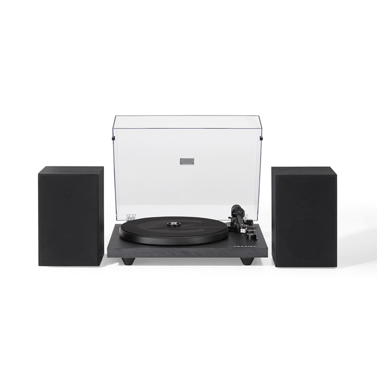 Crosley C62 Turntable with Speakers (Black)