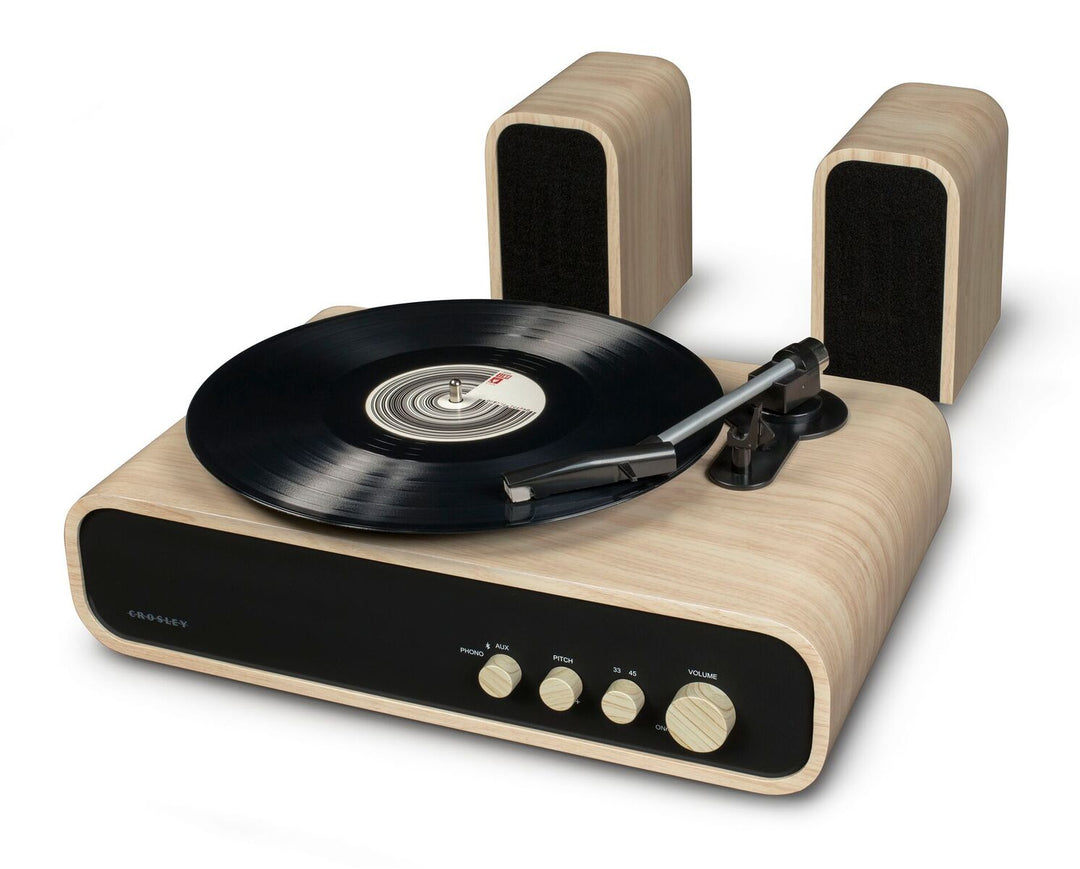 Crosley Gig Tocadiscos con Altavoces (Natural)